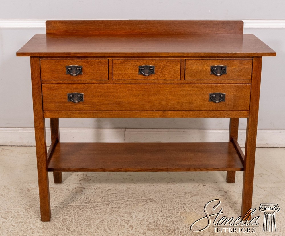 71009: STICKLEY Mission Oak Arts & Crafts 4 Drawer Server Buffet