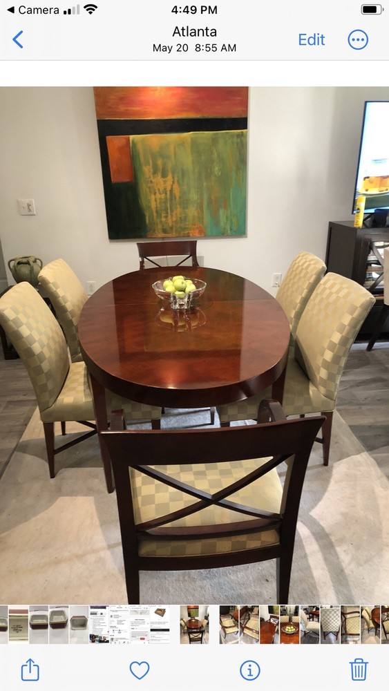 Baker Archetype Set Of Six Dining Chairs