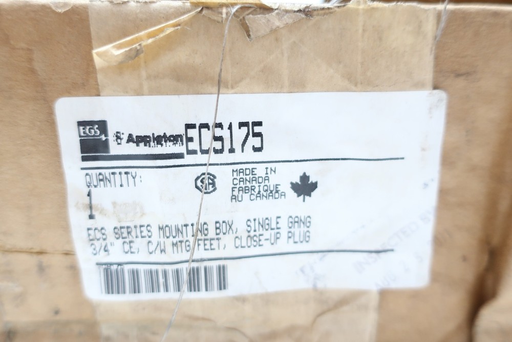 Ecs ECS175 Mounting Box 3/4in