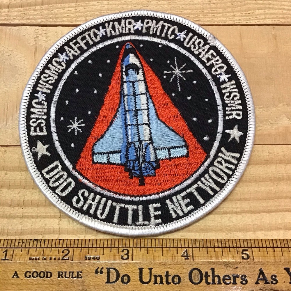 Vintage NASA Space Shuttle Patch - DOD Shuttle Network