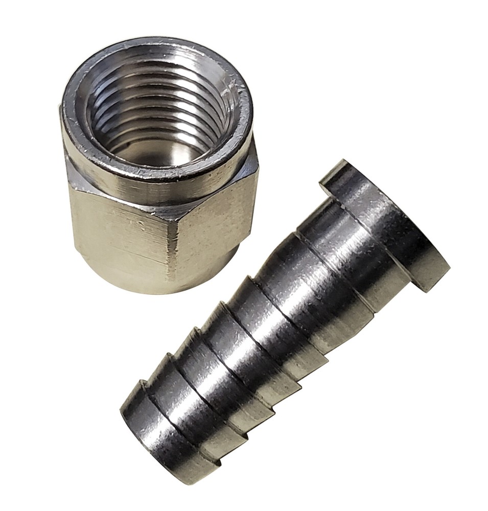 Swivel Nut/Stem 5/16 Barbed x 1/4 FFL