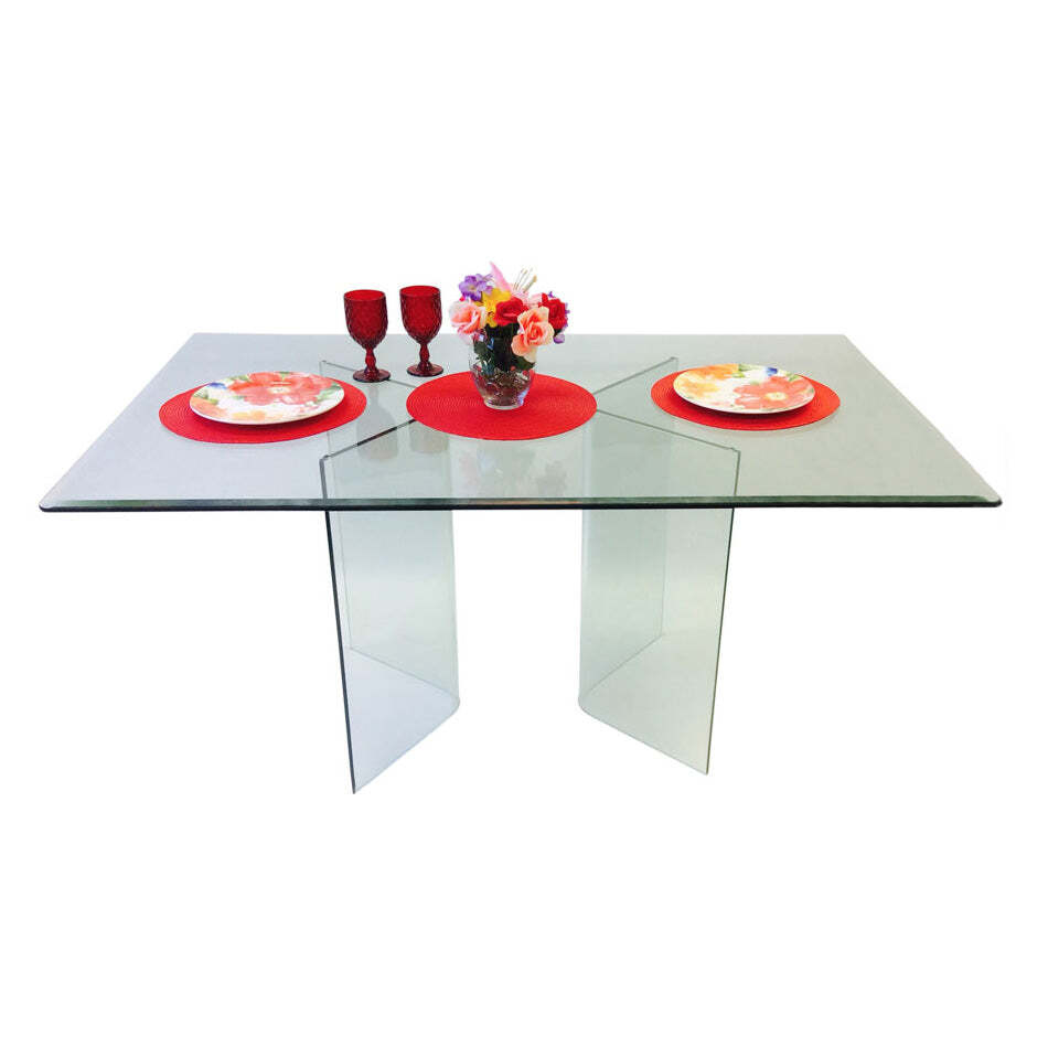 585 Vee Console Desk By Spancraft Glass 585-3060