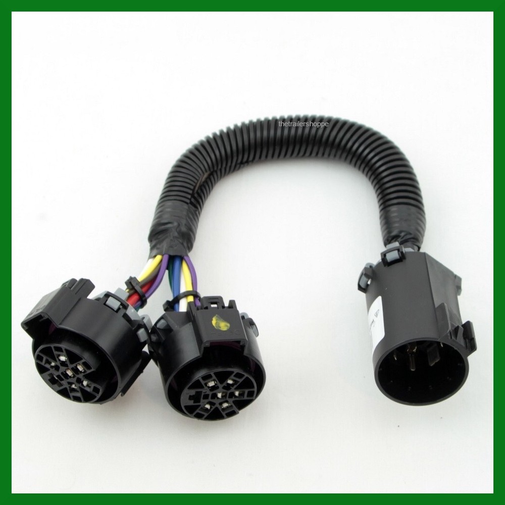 OEM Trailer Plug Wiring Harness Y Adapter Converter Splitter -40984