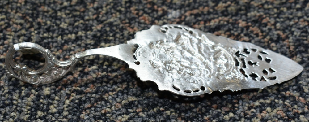 Vintage Silver 800, Ornate Pastry / Cake Server piece