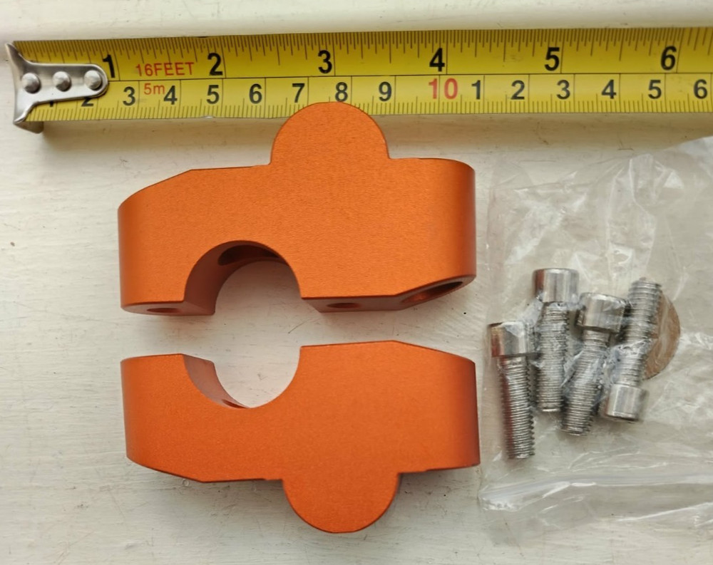Motorcycle Handlebar Riser For KTM Duke390 DUKE 390 2017-2019 Orange 25mm