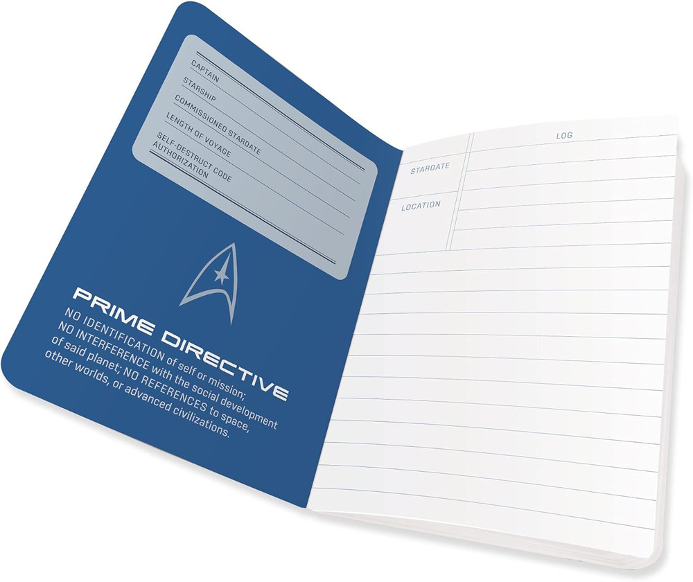 Star Trek Captain'S Log Large Notebook