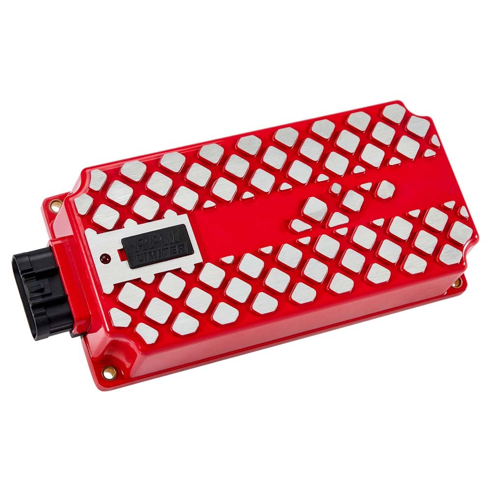 6425 Digital 6AL Ignition Control Box with Built In Rev Limiter Control Red