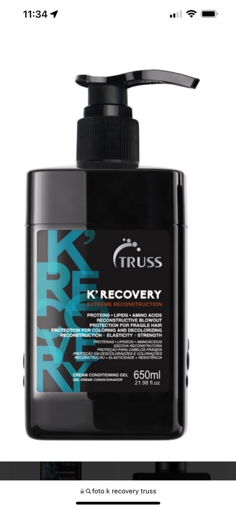 TRUSS K RECOVERY 650ML/21.98OZ
