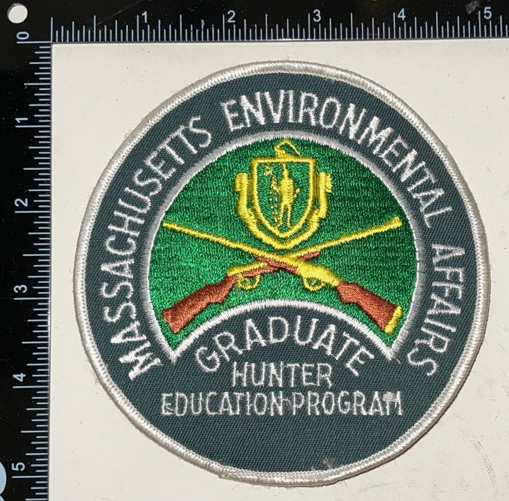 Massachusetts Environmental Affairs Graduate Hunter Education Program Patch
