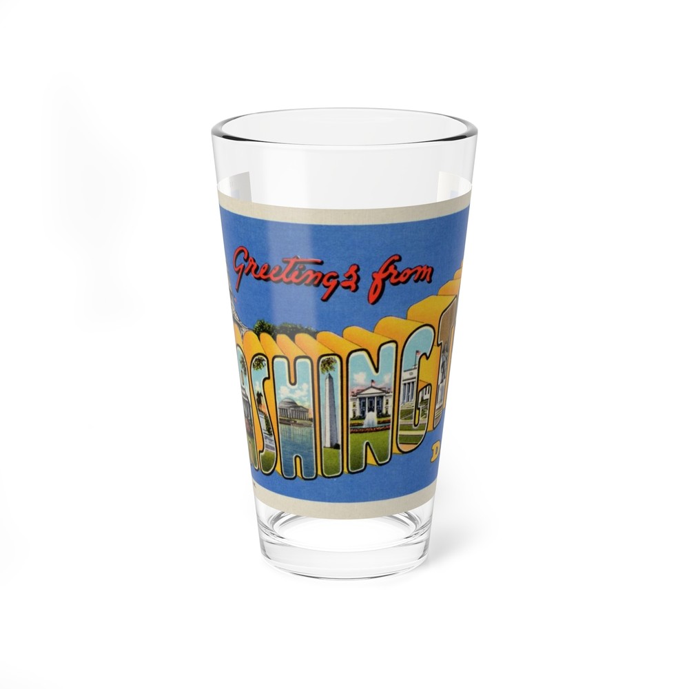 Greetings from Washington DC (Greeting Postcards) Pint Glass 16oz