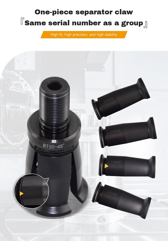 SFX Internal Thread DIN30 CNC Spindle Pull Claw Spindle Grippers 4 Petals Claw