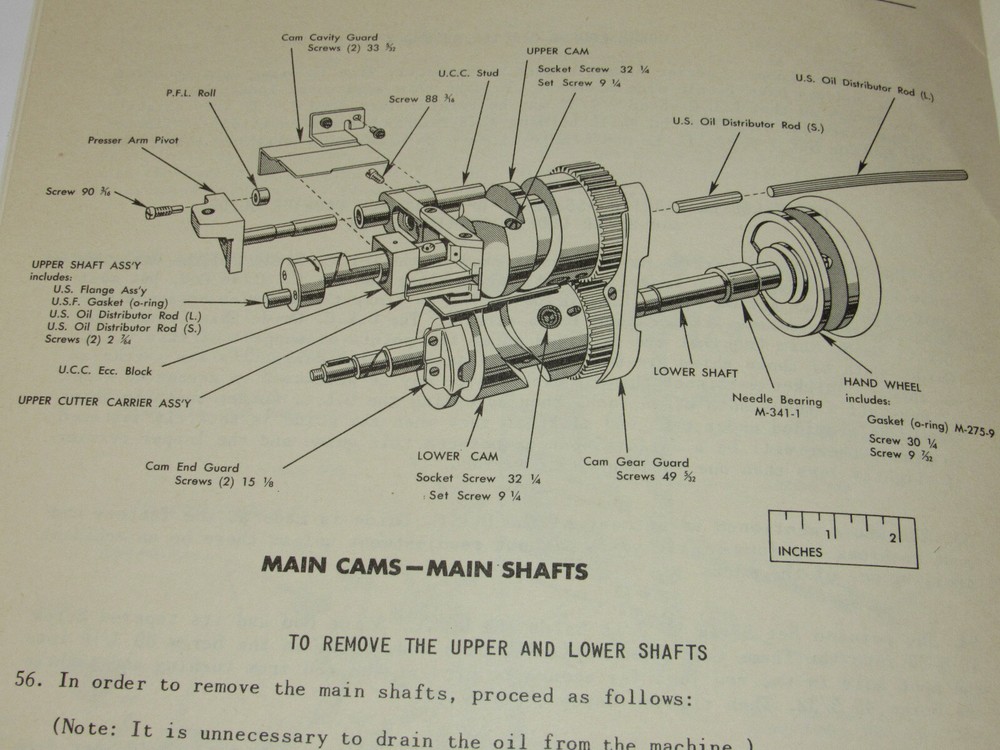 MERROW SEWING MACHINE CLASS M INSTRUCTIONS FOR SETTING UP & OPERATING! MANUAL!
