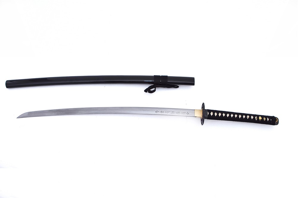 Katana from The Last Samurai with Support and Maintenance Kit