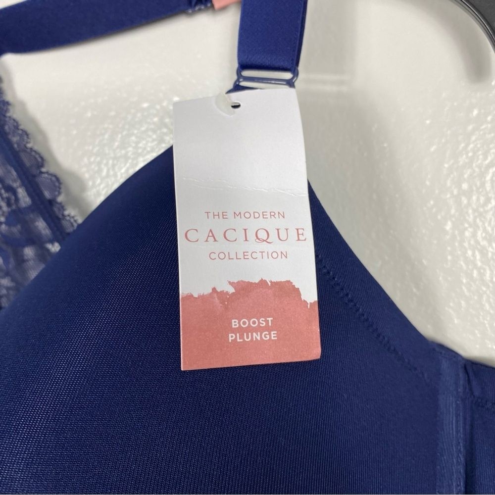 Cacique Front closure, smooth, boost plunge bra 46DD