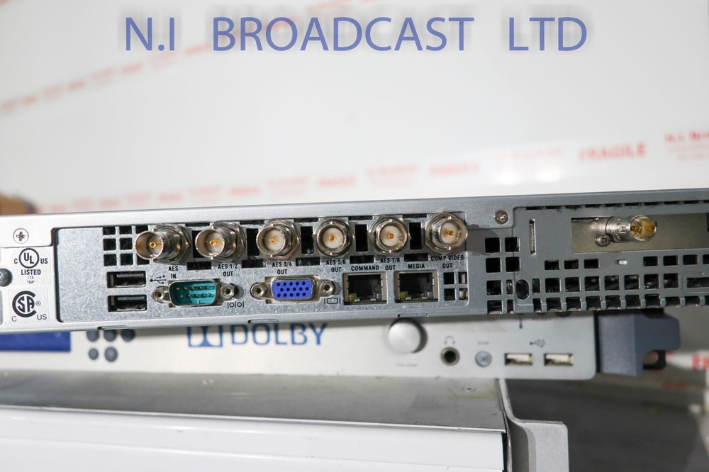 Dolby DP568 reference decoder for 7.1 surround The Dolby DP568 Professional