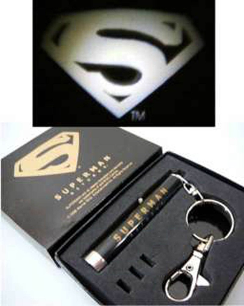 SUPERMAN RETURNS WB Exclusive DC Comics sdcc KEYCHAIN FLASLIGHT Projector