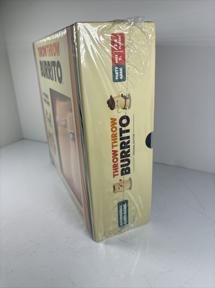 Throw Throw Burrito Card Game by Exploding Kittens Dodgeball New and Sealed
