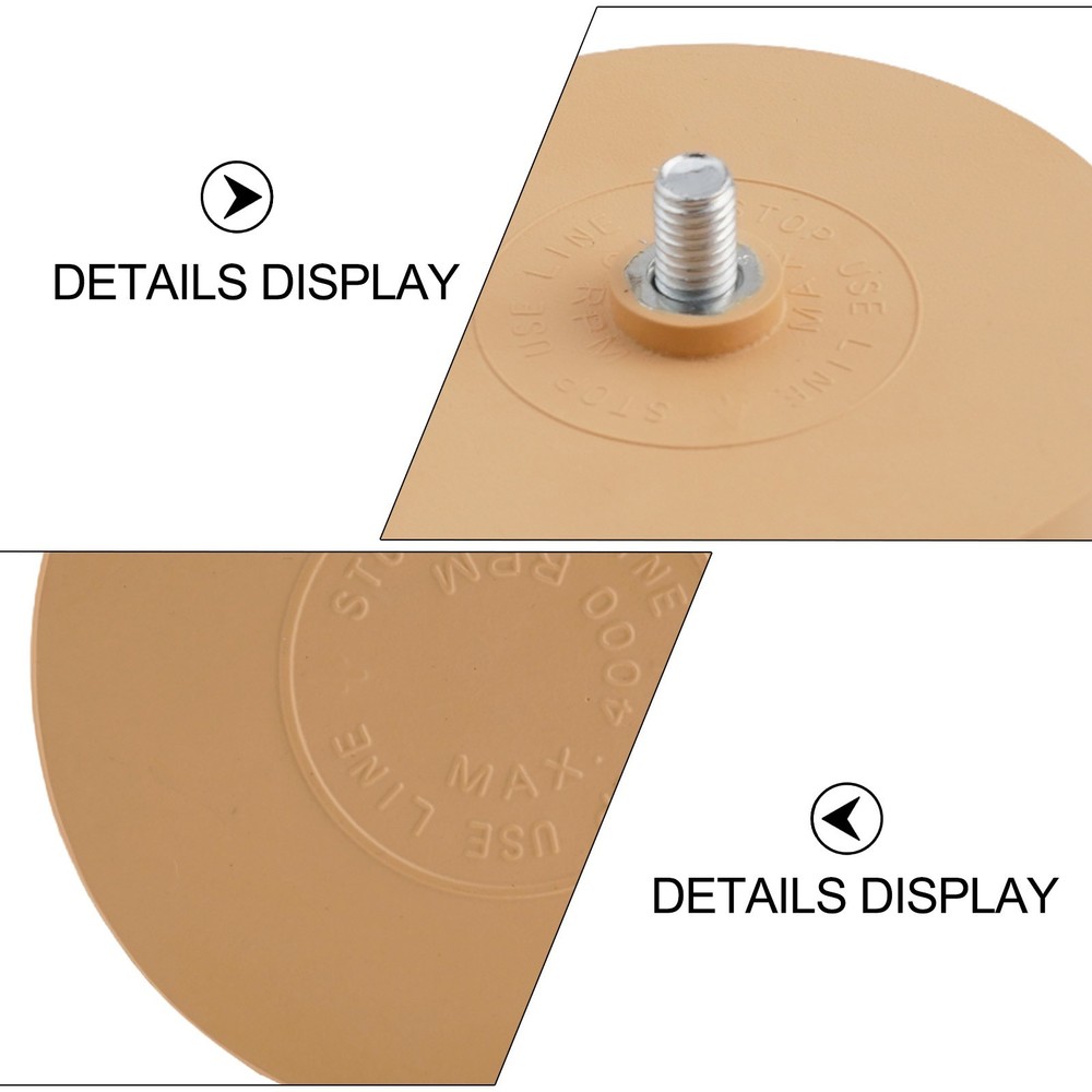 Powerful and Efficient Stripe Removal with Rubber Eraser Wheel LOW HEAT