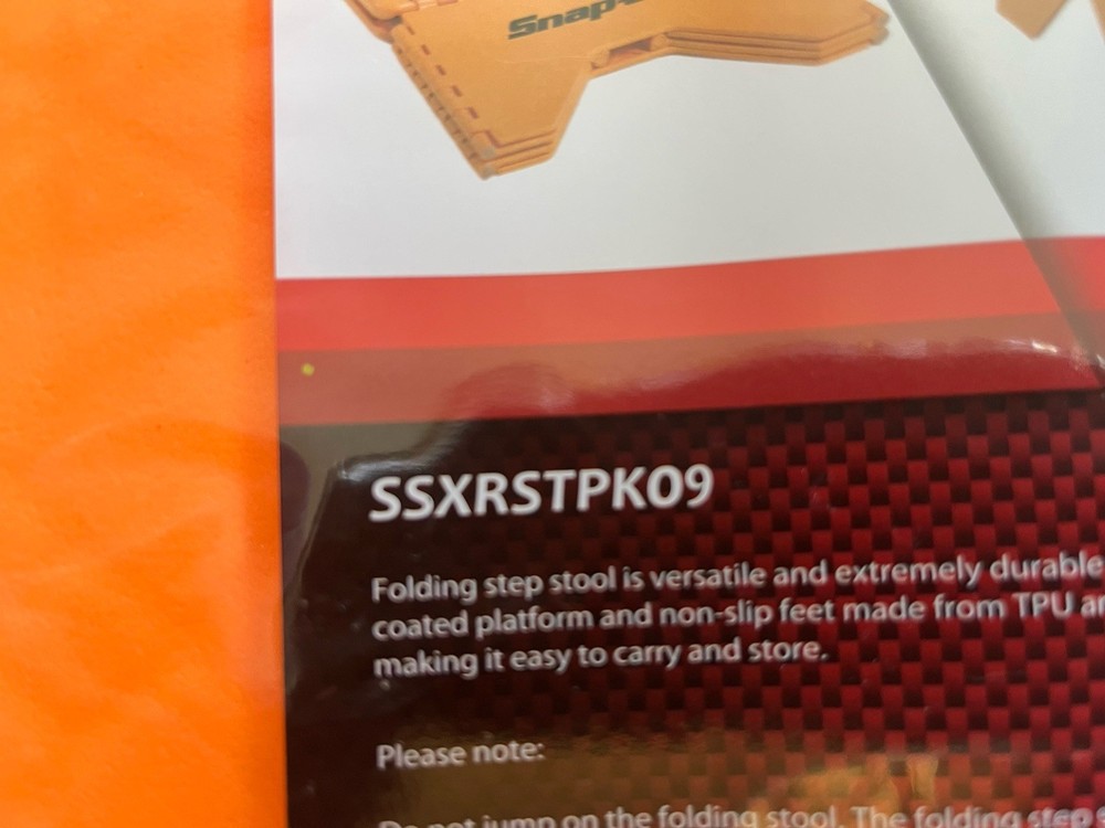 Snap On Step Stool Orange