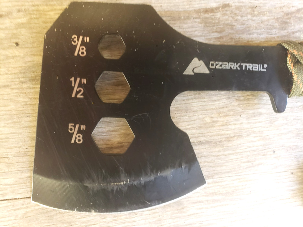 Ozark Trail Hatchet Axe with Paracord Wrapped Handle Includes Sheath