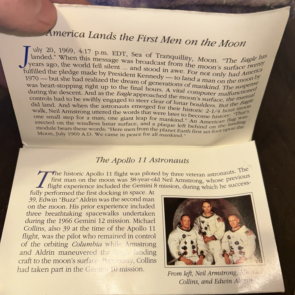 First Men On The Moon $5 Commemorative Coin