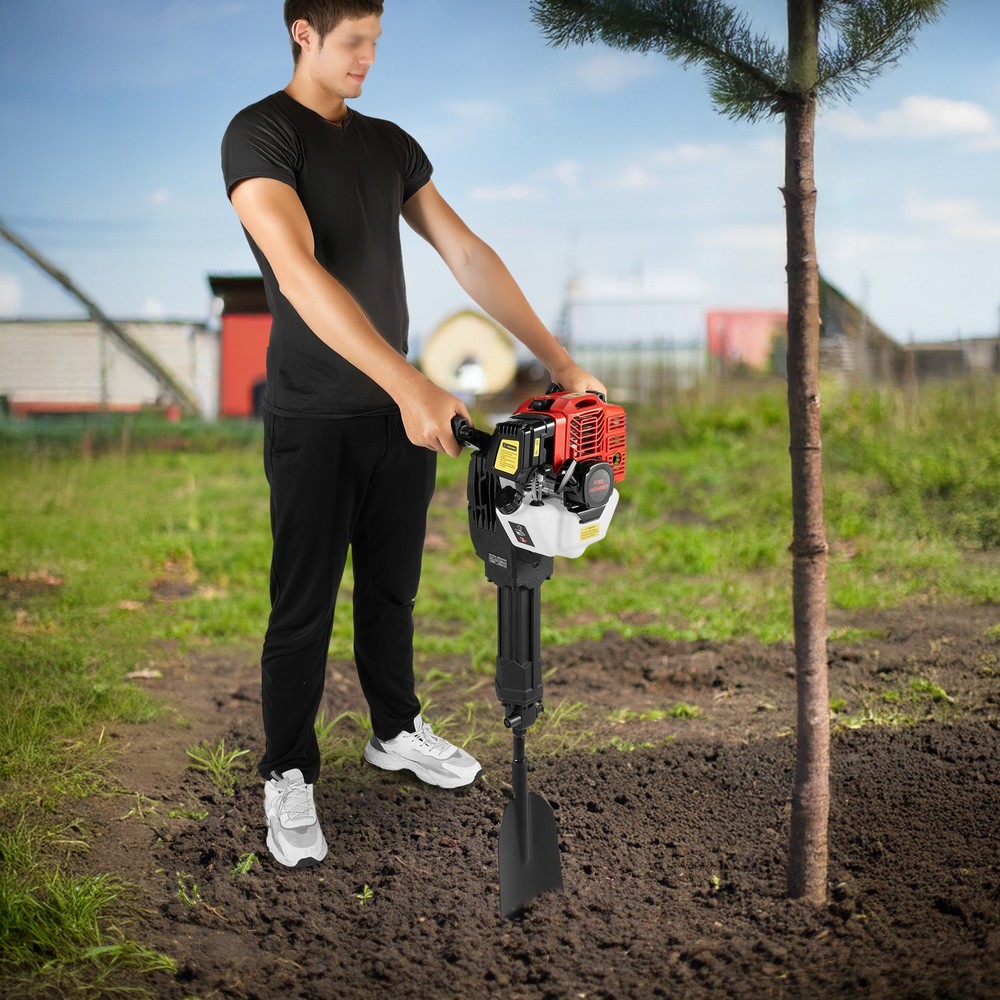 52CC 2Stroke Handheld Trencher Digger Machine Garden Tree Digger Digging Machine