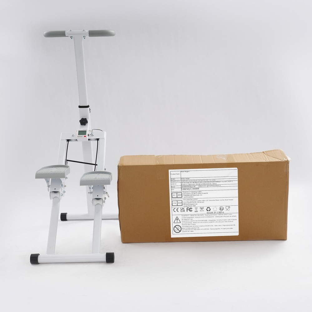 Foldable Stair Stepper Machine-Adjustable Vertical Climber For Full Body Workout