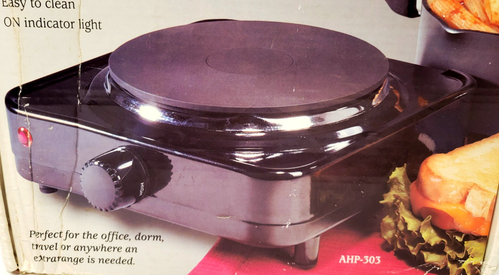Aroma Single Electric Range Burner Model: AHP-303 New in Box