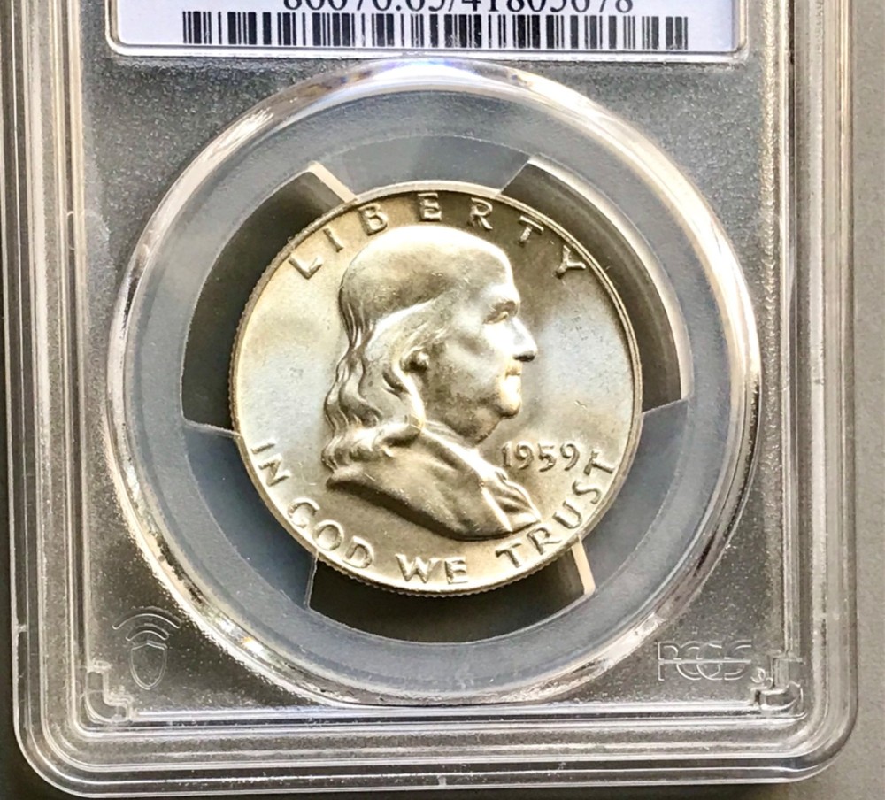 1959 Franklin PCGS MS65FBL DDR Type 2/1
