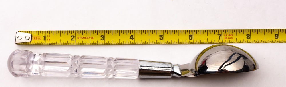 Six Piece Plastic Crystal Handled Serving Hostess Set