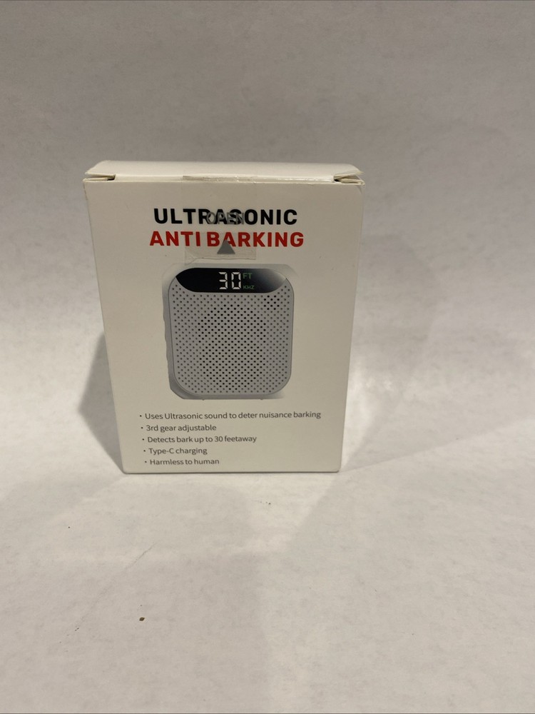 Anti-barking device 30 foot range, ultrasonic, open box complete