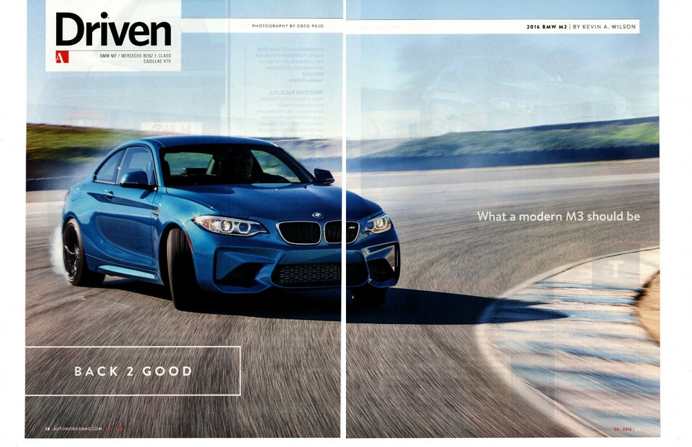 2016 BMW M3 365-HP ~ ORIGINAL 6-PAGE ARTICLE / AD