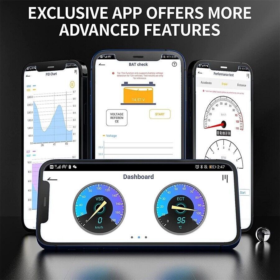 ANCEL BD200 OBD2 Scanner Bluetooth Code Reader Check Engine Diagnostic Scan Tool