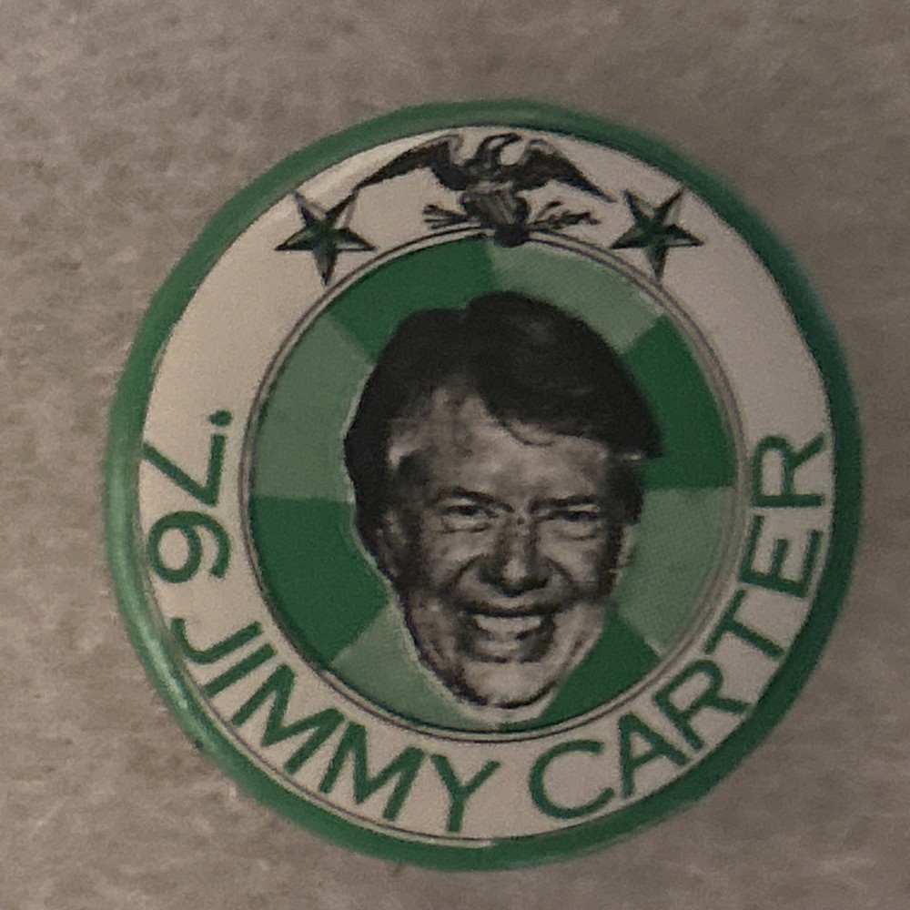 ‘76 Jimmy Carter Eagles  1 1/4” pinback button