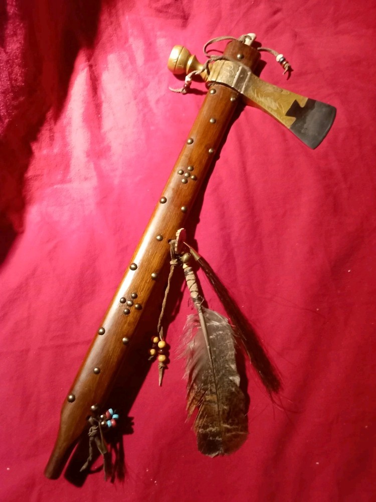 Brass Presentation Pipe Tomahawk