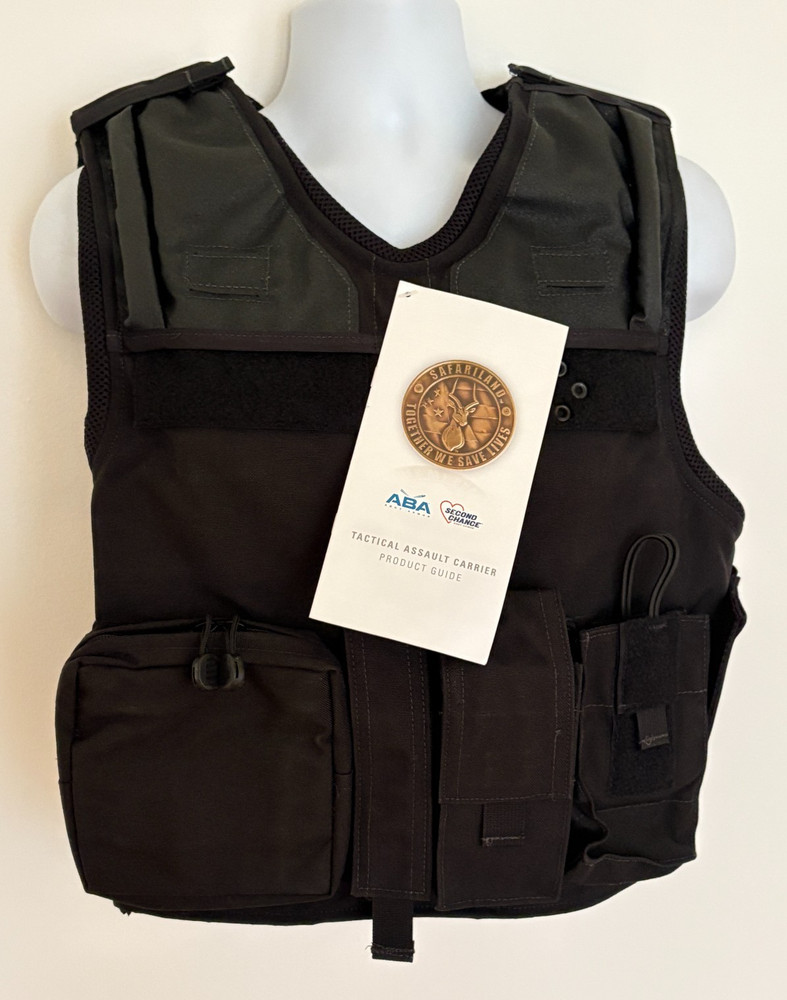 SECOND CHANCE Standard Armor Carrier Side Open Fix Pocket S/M 2016-2016 Black