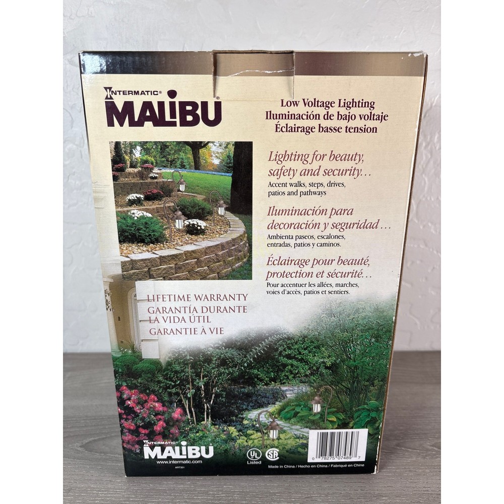 Intermatic Malibu Canterbury Bronze Hanging Lantern Pathway Light - Model CS140B