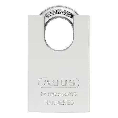 Abus 83Csic/55 Padlock, Coreless, Partially Hidden Shackle, Rectangular
