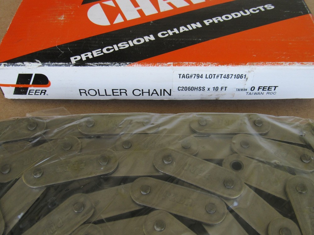 PEER ROLLER CHAIN C2060HSS 10FT 10 FEET