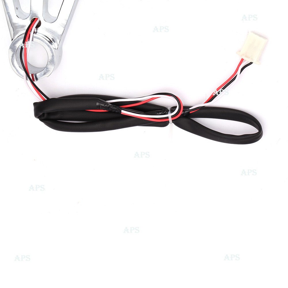 Motorcycle License Plate LED Tail Light Horizontal Mount Bracket Holder Custom