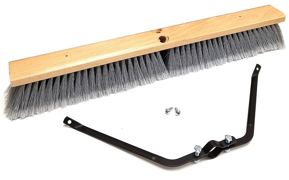 24” Multi-Surface Push Broom Head with Broom Brace