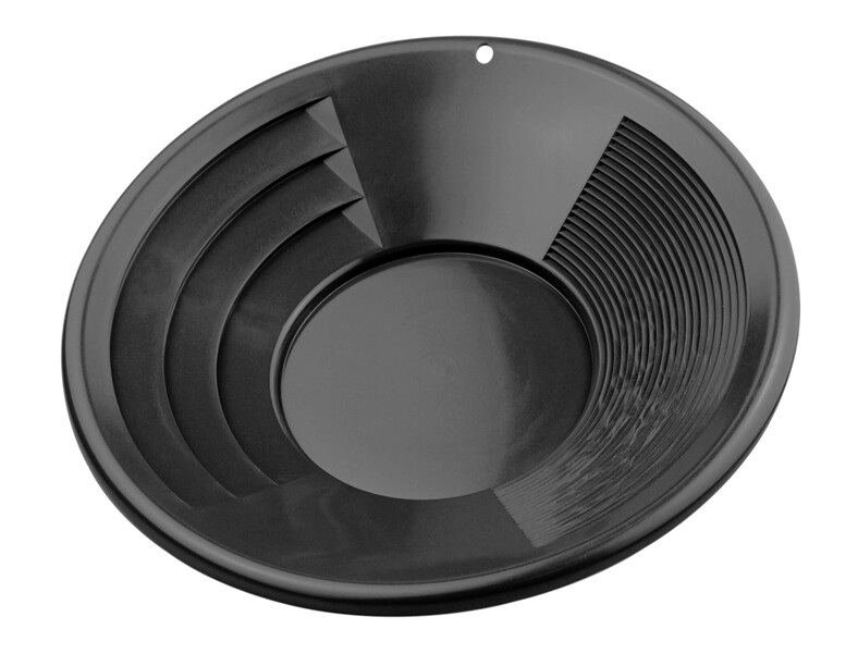 Black Mini Gold Classifier Screen & Gold Pan Panning Kit