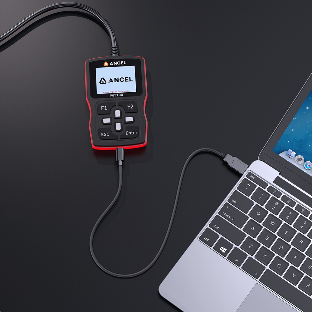 ANCEL MT100 Motorcycle Scanner OBD2 Code Reader Engine ABS Diagnostic Tool
