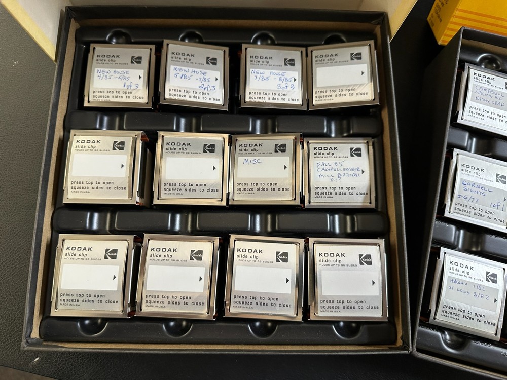 Three (3) Boxes, Kodak Slide Clips w/12 Clips per box -(36 Clips Total)