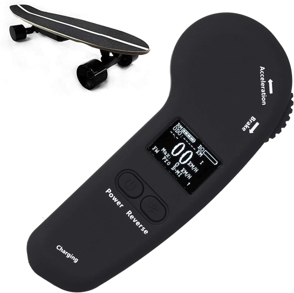 Electric Skateboard Remote Control Control, LED Display Skateboard Control wi...