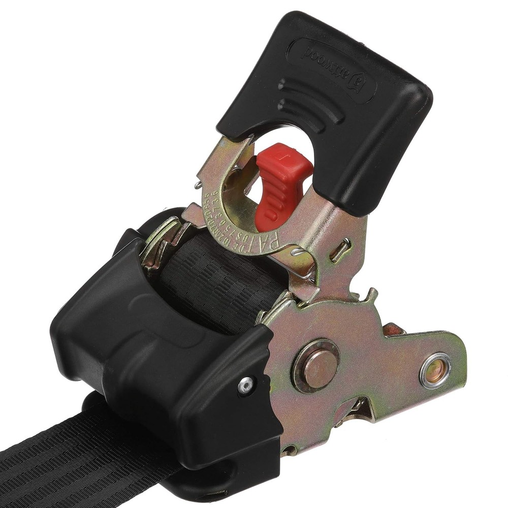 Attwood Retractable Transom Tie Down Straps Boat Trailer Cargo Security 4000lb