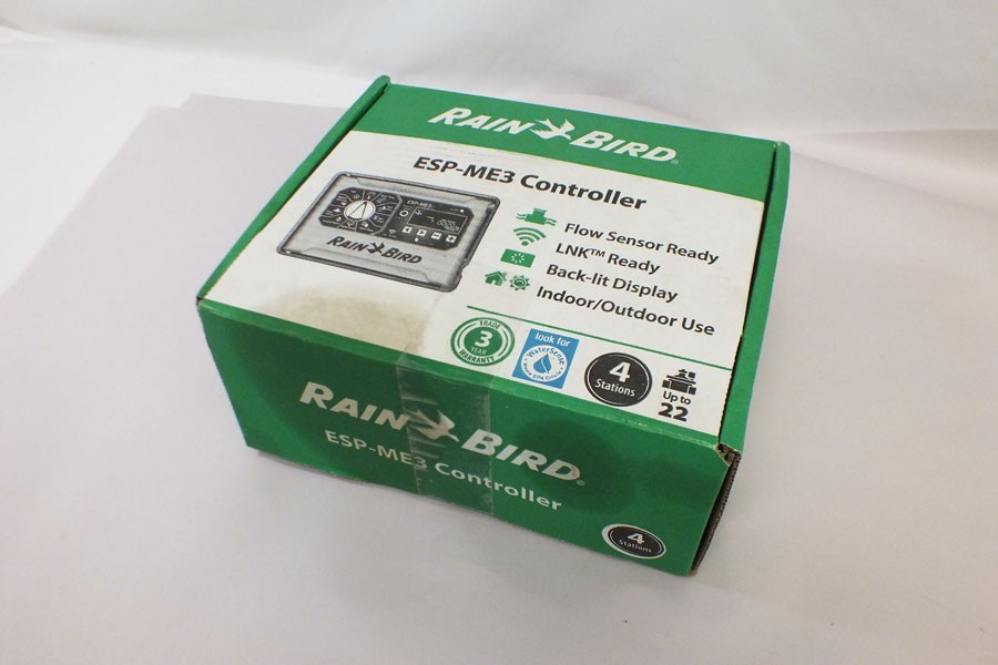 Rainbird ESP - ME3 Controller 4 Zone Stations Sprinkler In Box