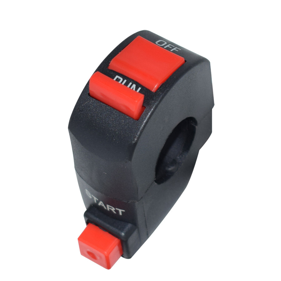 1x Universal 7/8" Motorcycle Handlebar Control Switch Ignition Kill Start Switch