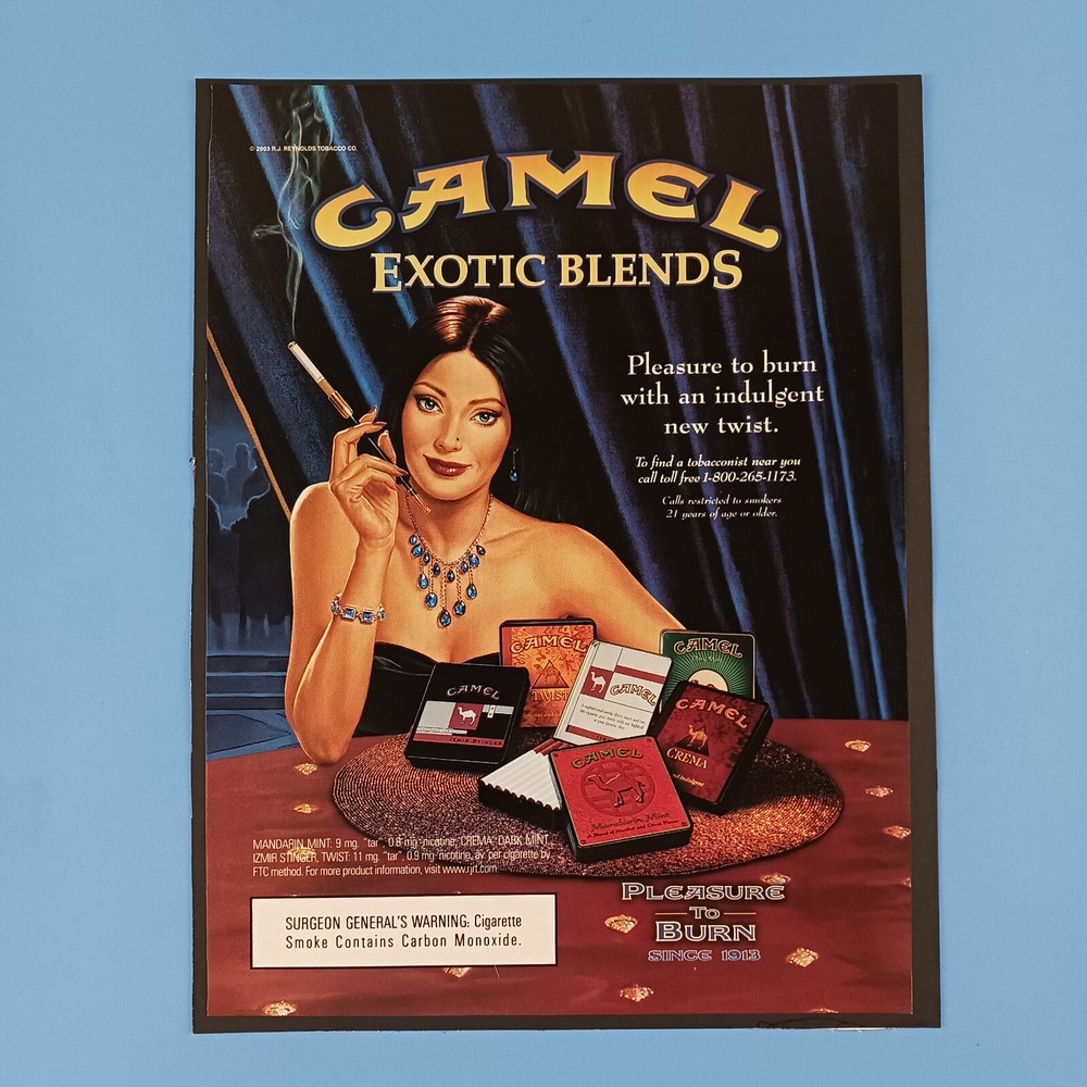 2003 Camel Exotic Blends Print Advertisement