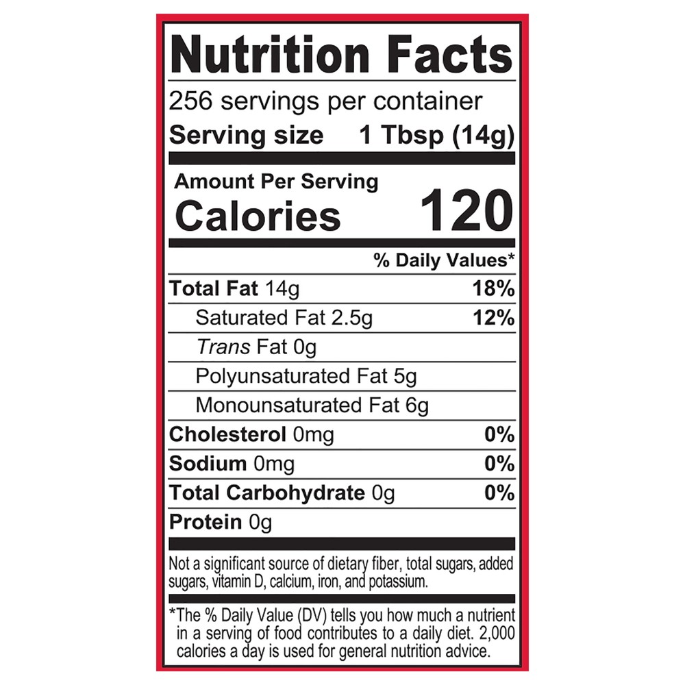 LouAna Peanut Oil, 128.0 FL OZ